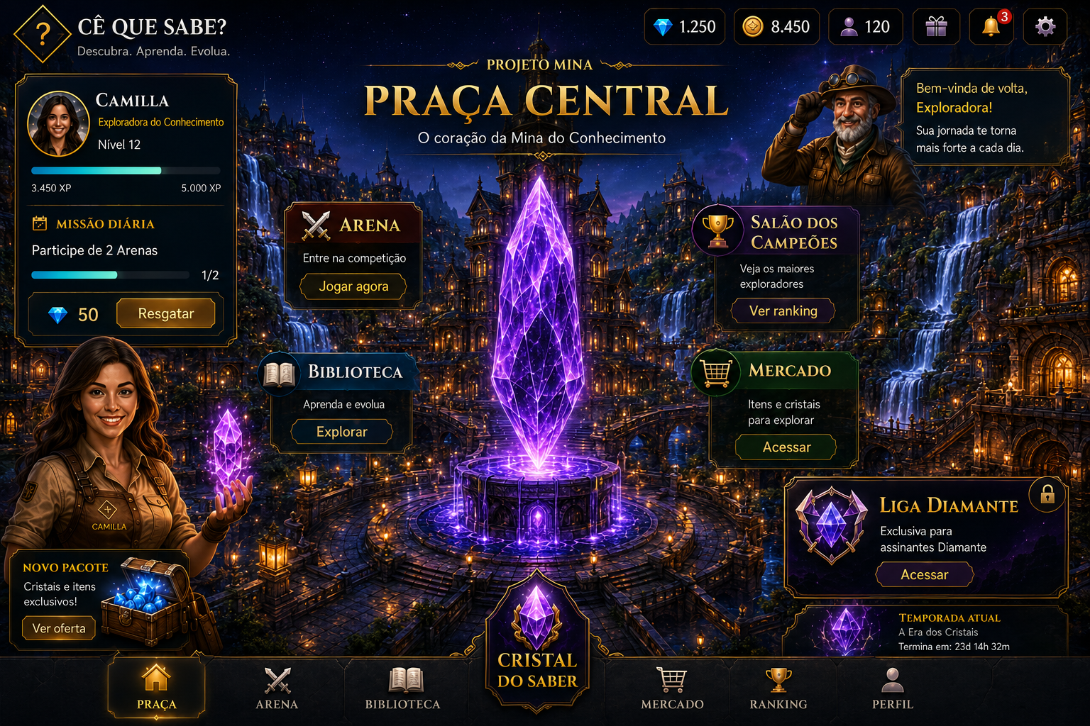 Praça Central do Cê que sabe?